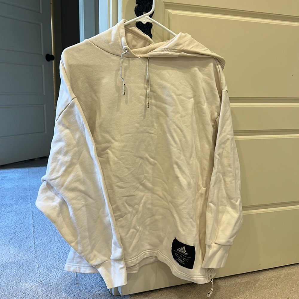 cream women's overdosed adidas hoodie